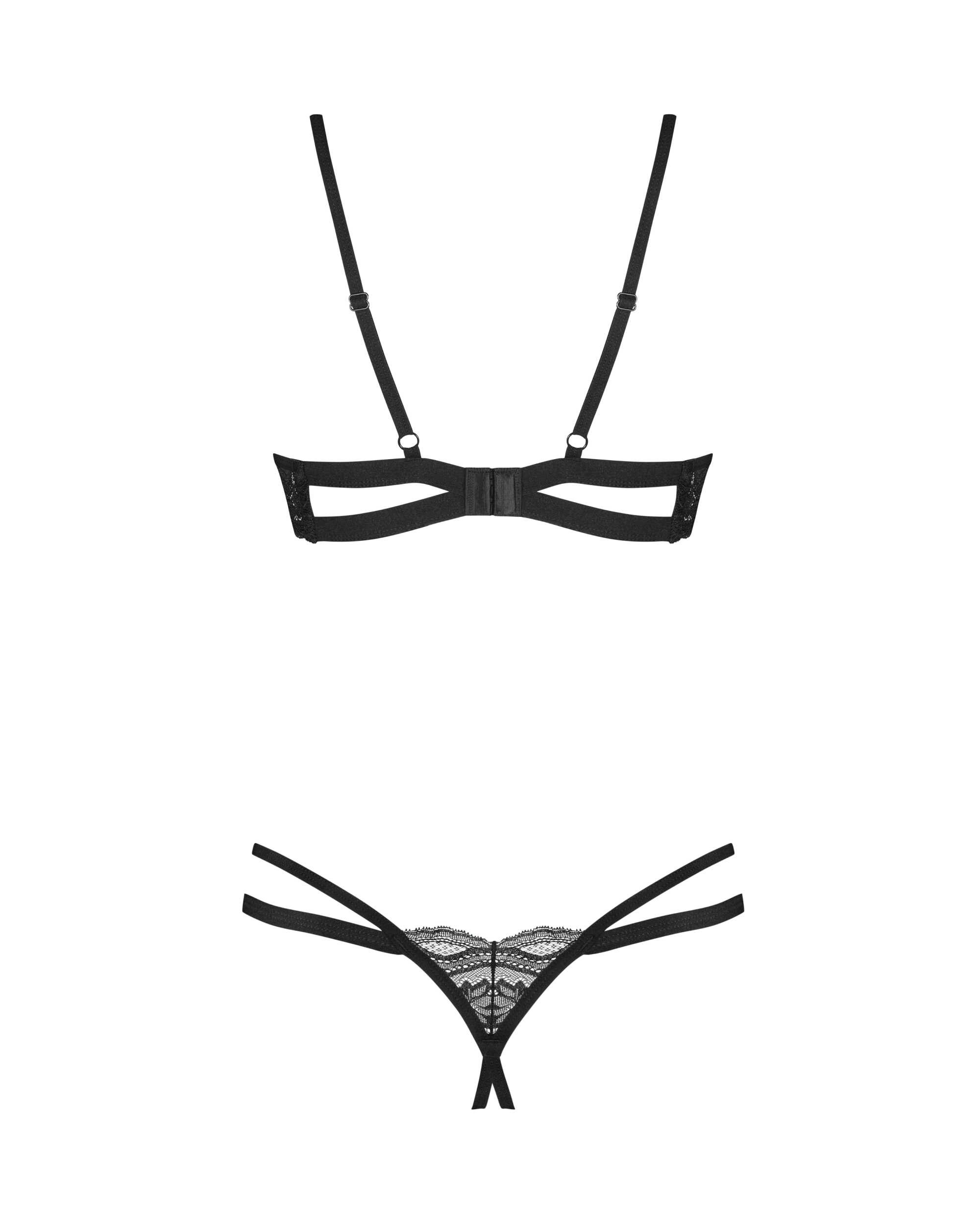 Ensemble lingerie ouvert dentelle Nutris - Obsessive – Image 6