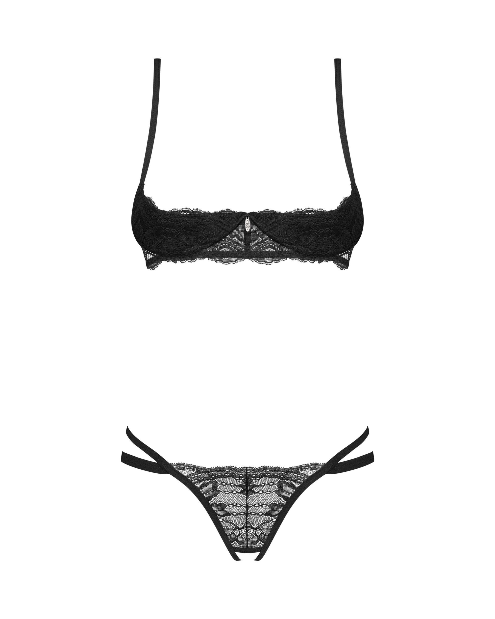 Ensemble lingerie ouvert dentelle Nutris - Obsessive – Image 5