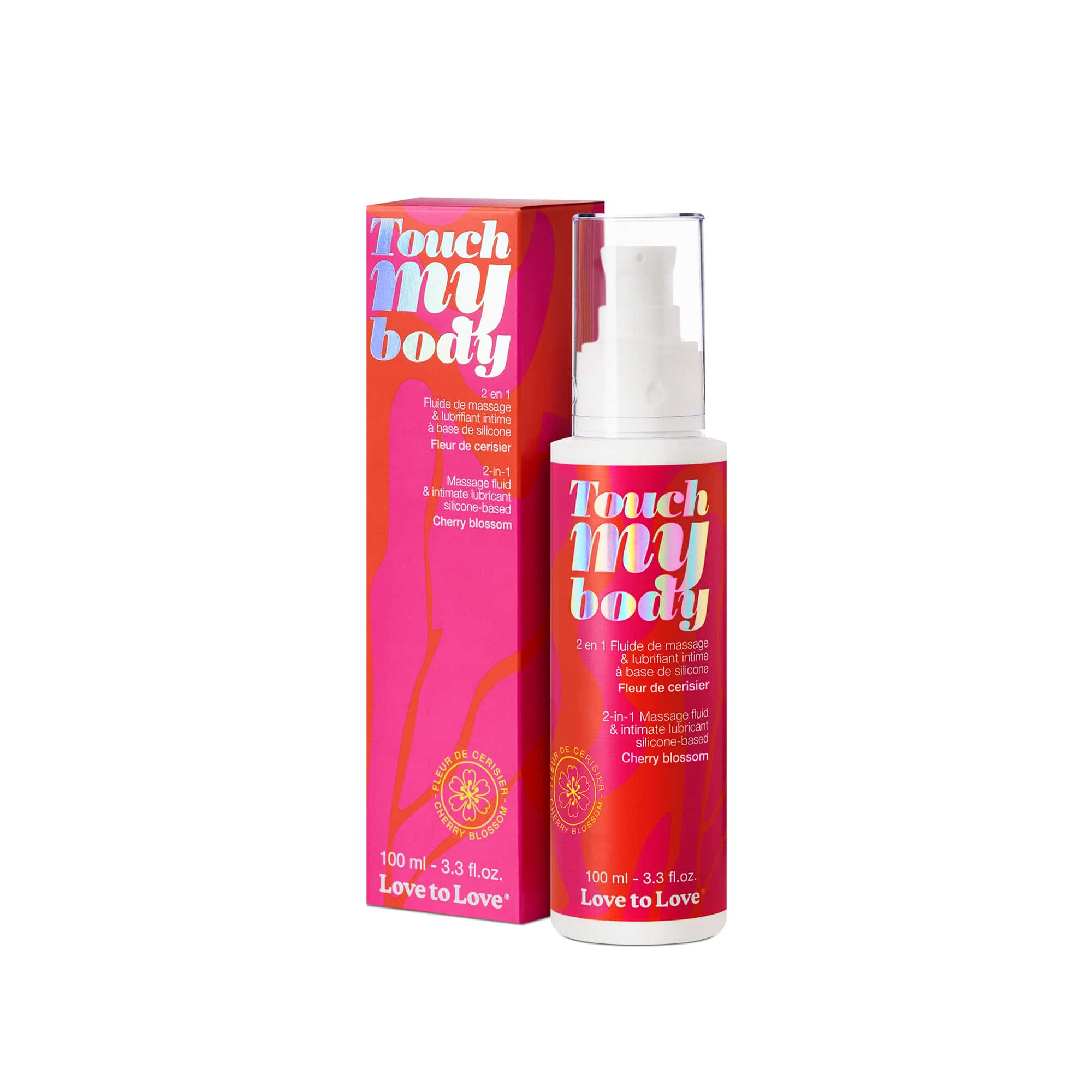 Fluide massage et lubrifiant fleur de cerisier - Love to Love