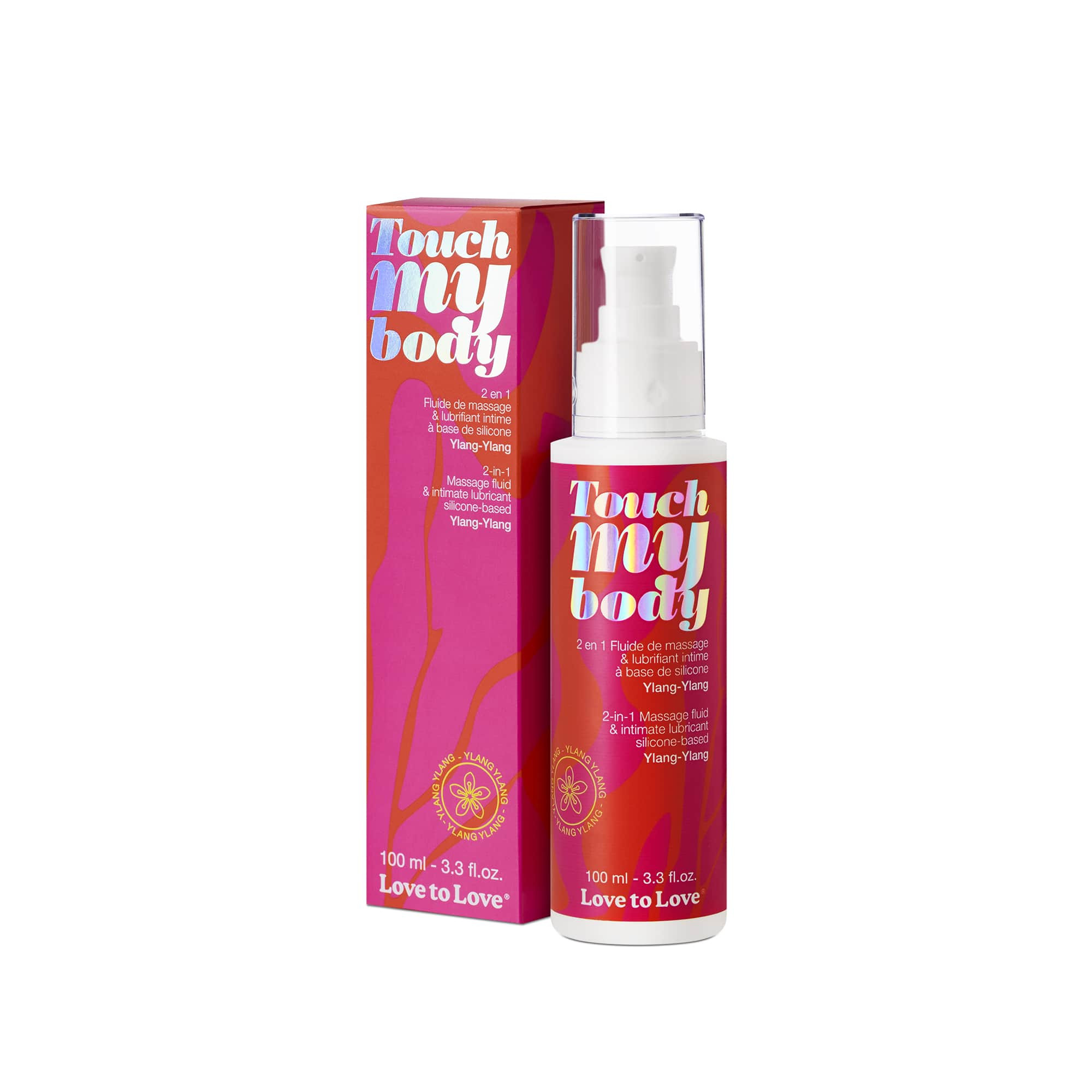 Fluide de massage et lubrifiant ylang-ylang - Love to Love