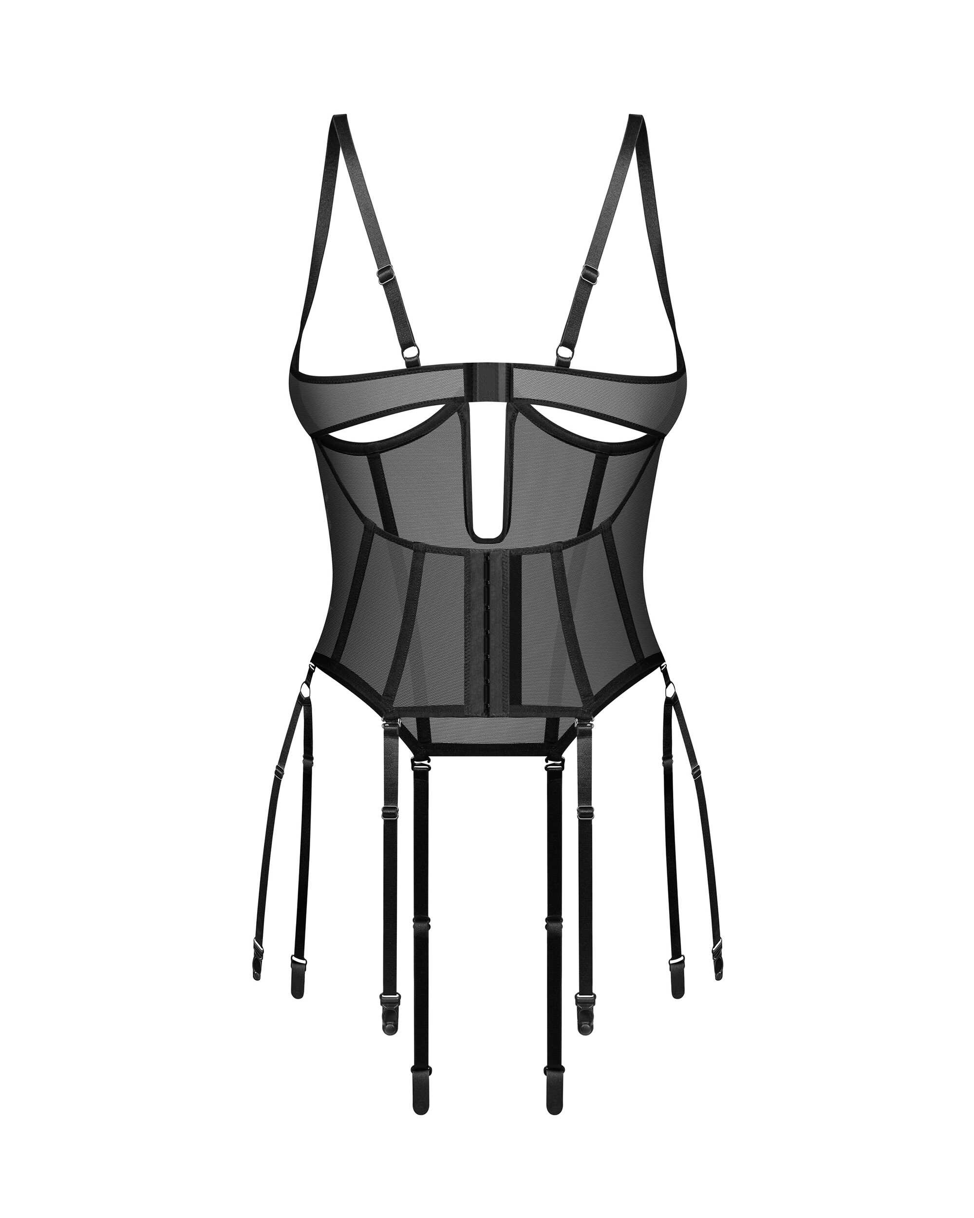 Corset ouvert Euphori en dentelle - Obsessive – Image 8