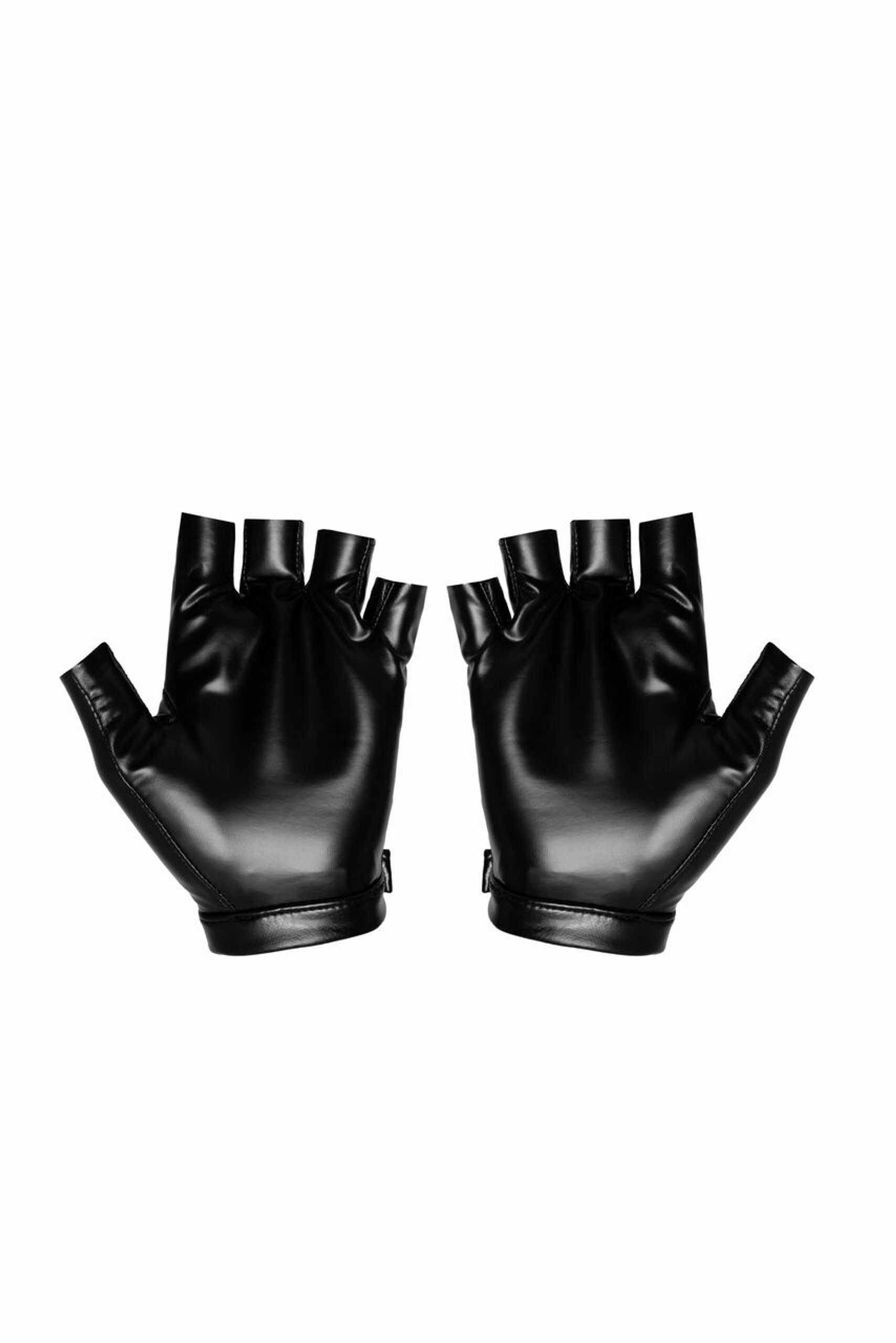 Gants sans doigts powerwetlook - Noir Handmade – Image 3