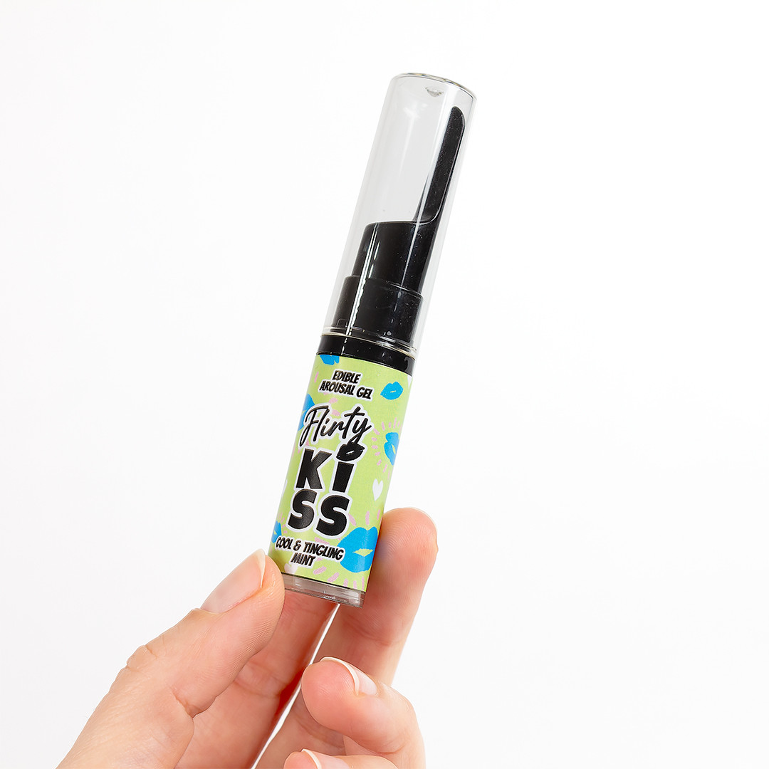 Gels comestibles pour sexe oral fraise et menthe - Secret Play – Image 4