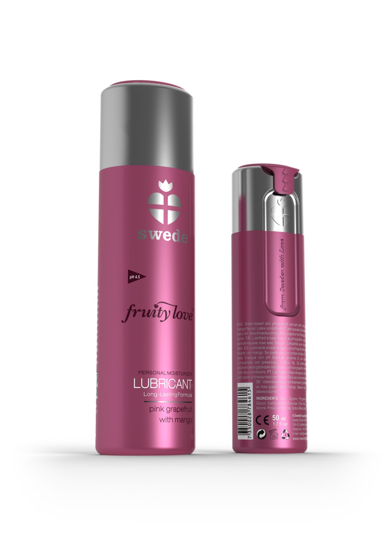 Lubrifiant pamplemousse rose et mangue 100 ml - Swede – Image 2