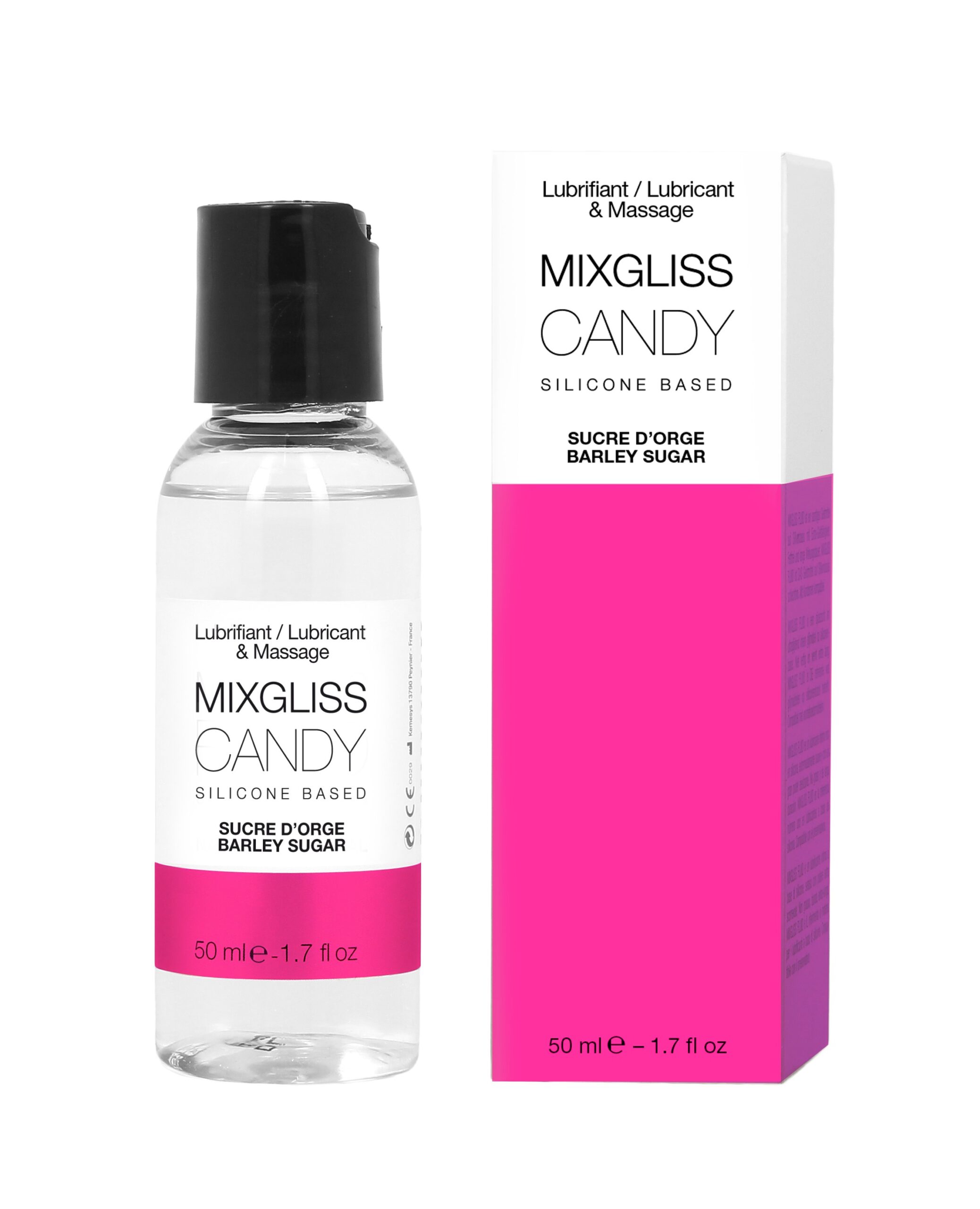 Lubrifiant silicone parfum sucre d'orge 50 ml - Mixgliss – Image 2
