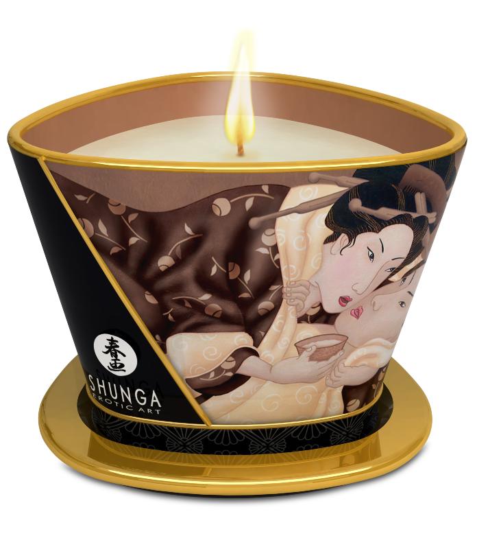 Bougie de massage chocolat enivrant 170 ml - Shunga – Image 2