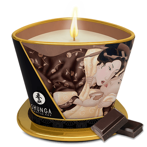Bougie de massage chocolat enivrant 170 ml - Shunga