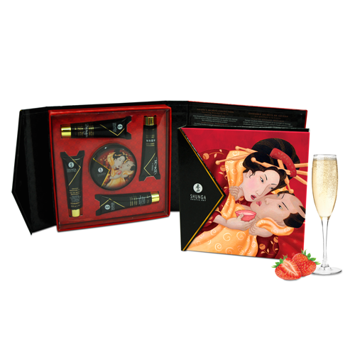 Kit Secret de Geisha Organica fraise pétillante - Shunga – Image 2