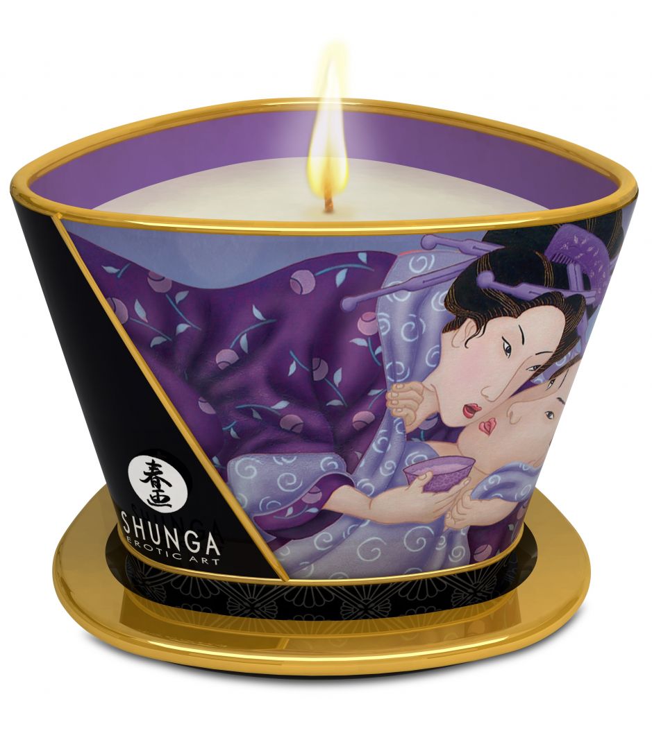 Bougie de massage fruits exotiques 170 ml - Shunga – Image 2