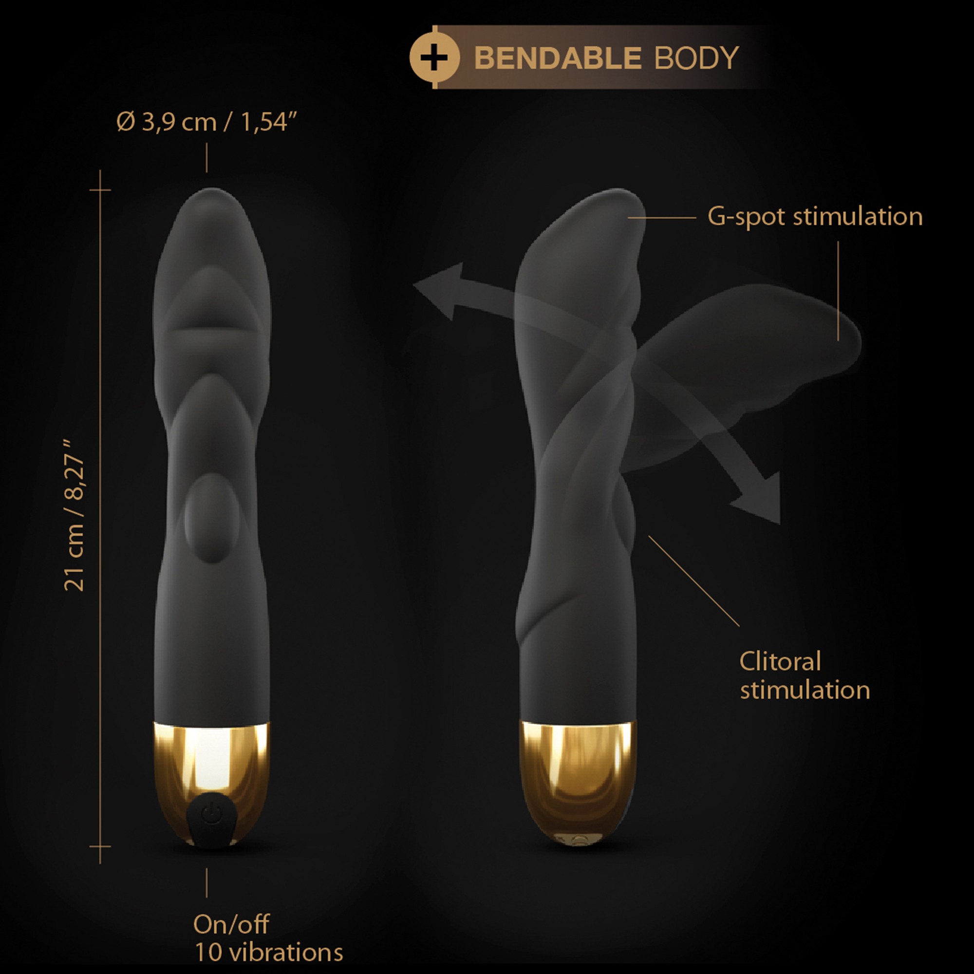 Vibromasseur flexible double stimulation - Dorcel Flexi & Joy – Image 8