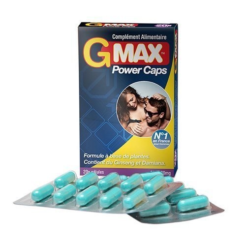 Cure stimulant sexuel 20 gélules aphrodisiaques - Gmax