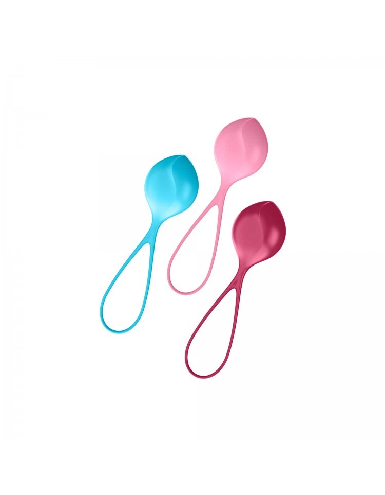Set de 3 boules de Geisha en silicone - Satisfyer