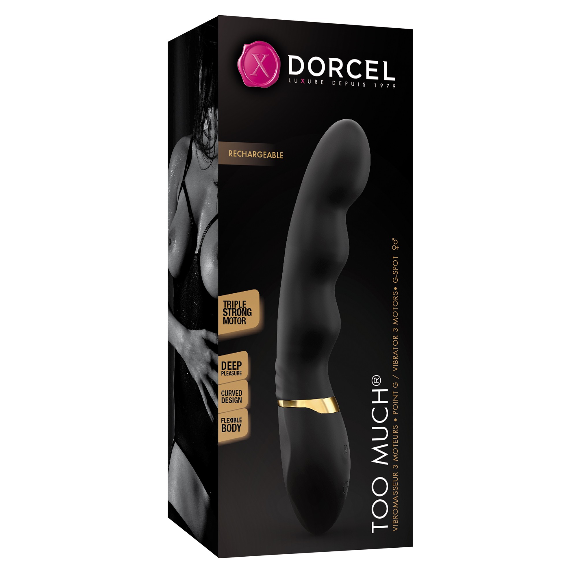 Vibromasseur point G avec fonction Boost - Dorcel Too Much 2.0 – Image 11