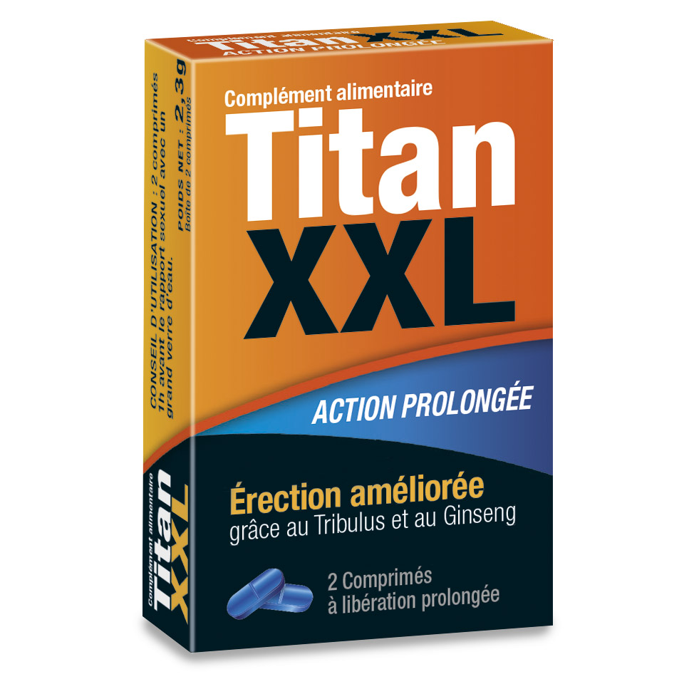 Stimulant érection Titan XXL format essai - Labophyto