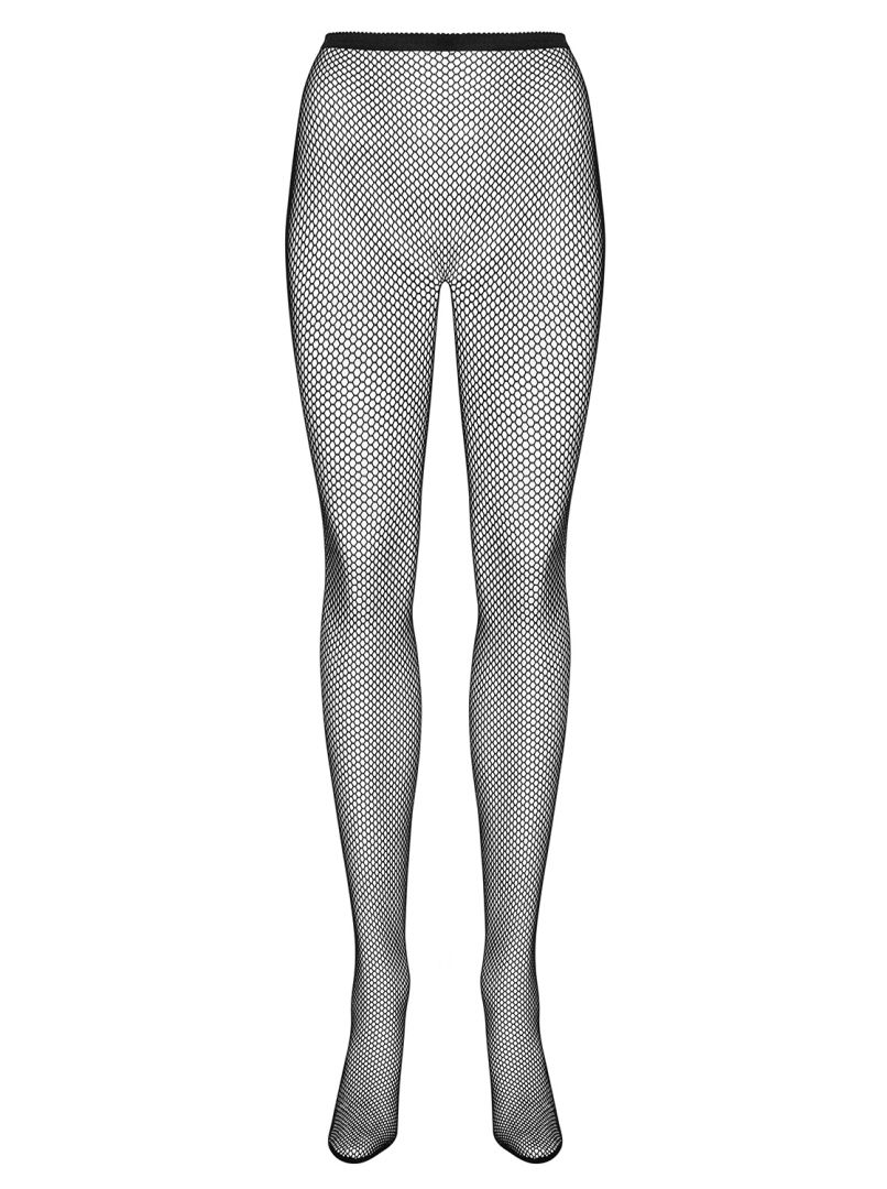 Collants ouverts résille effet laçage - Obsessive – Image 5