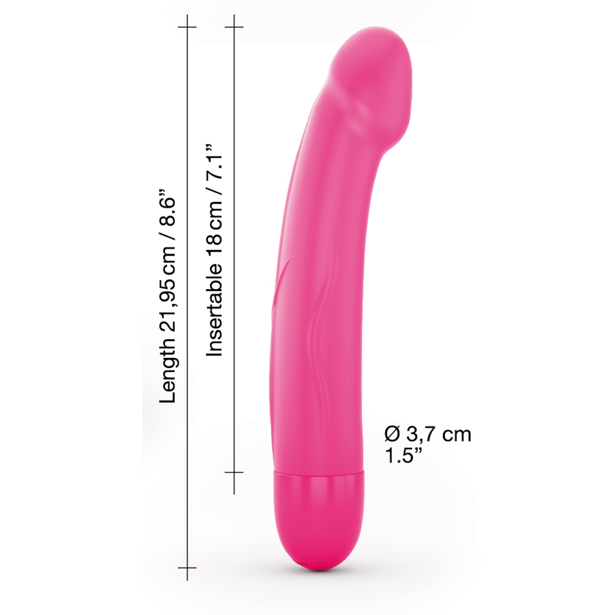 Vibromasseur réaliste 22 cm rechargeable - Dorcel Real Vibration M – Image 5