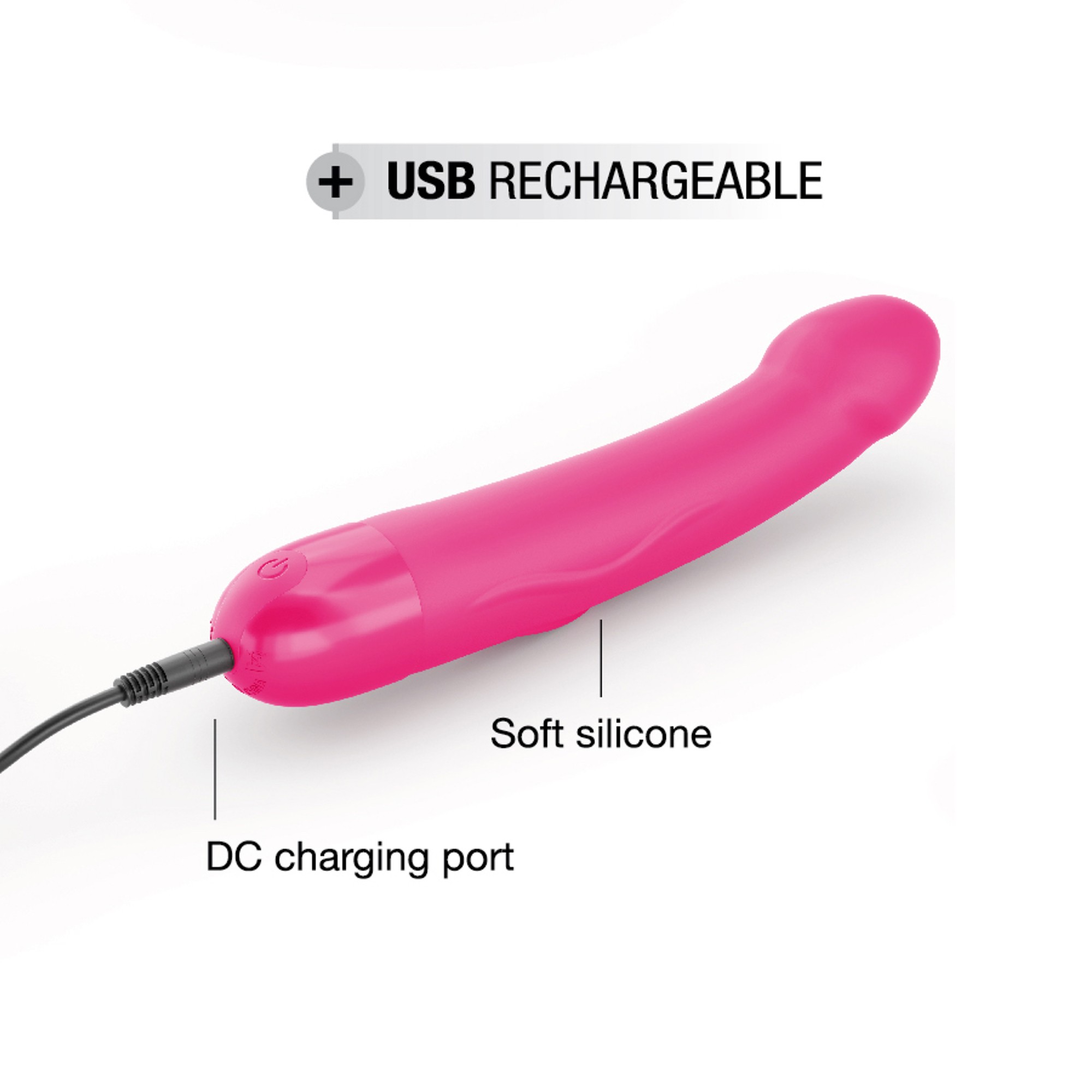Vibromasseur réaliste 22 cm rechargeable - Dorcel Real Vibration M – Image 6