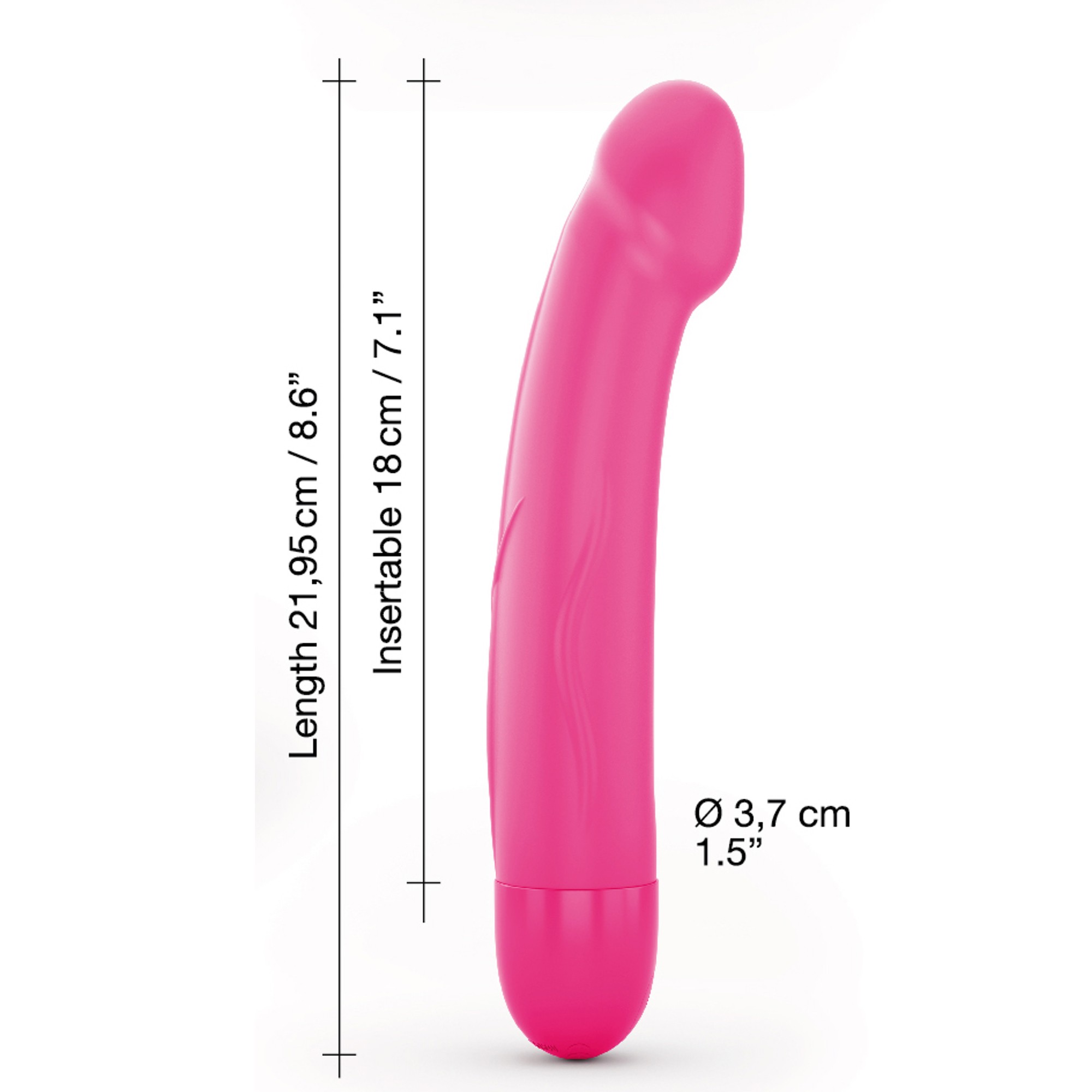 Vibromasseur réaliste 22 cm rechargeable - Dorcel Real Vibration M – Image 7