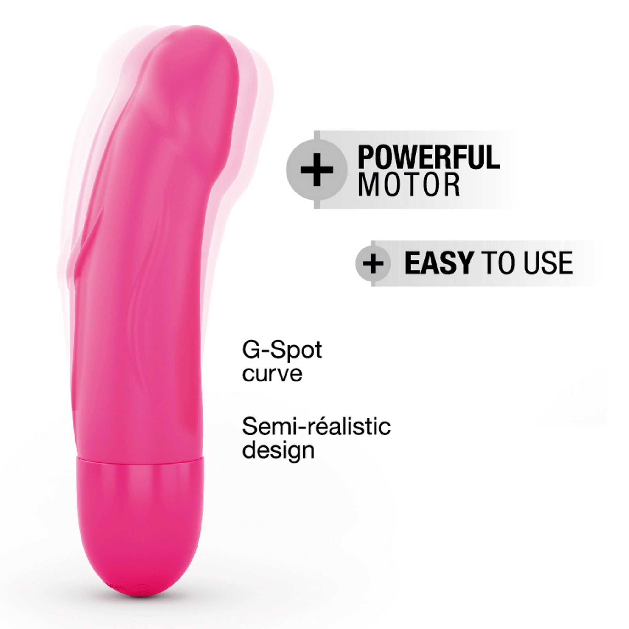 Vibromasseur réaliste compact 16 cm - Dorcel Real Vibration S – Image 4