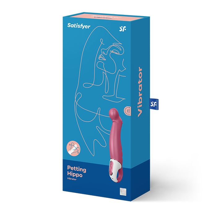 Vibromasseur point G en silicone 23 cm - Satisfyer Petting Hippo – Image 5
