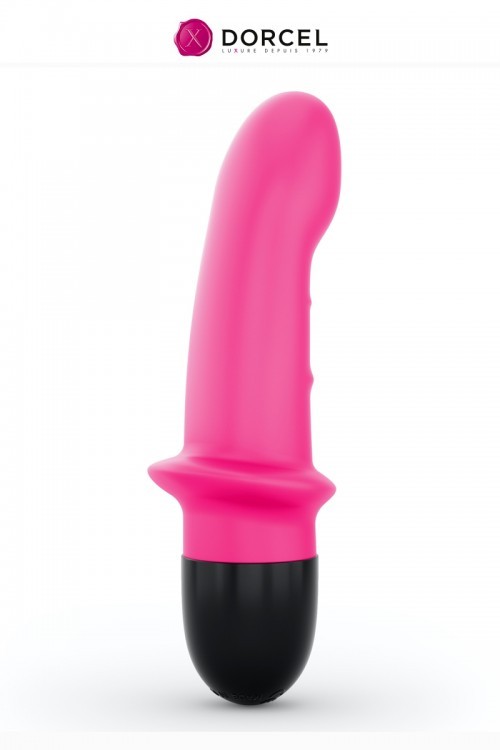 Mini vibromasseur compact en silicone rose - Dorcel Mini Lover 2.0