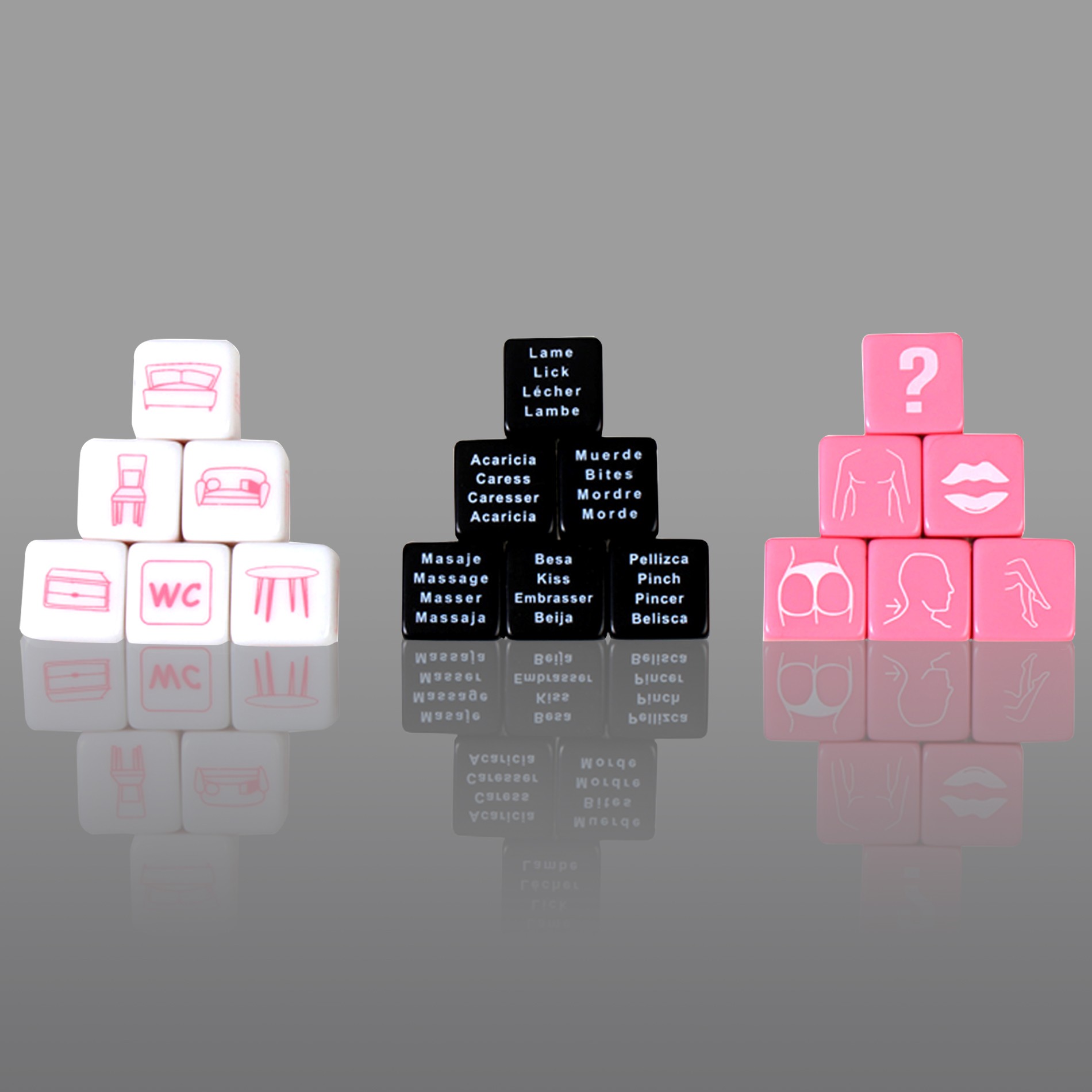 Jeu de 3 dés érotiques coquins - Secret Play – Image 2
