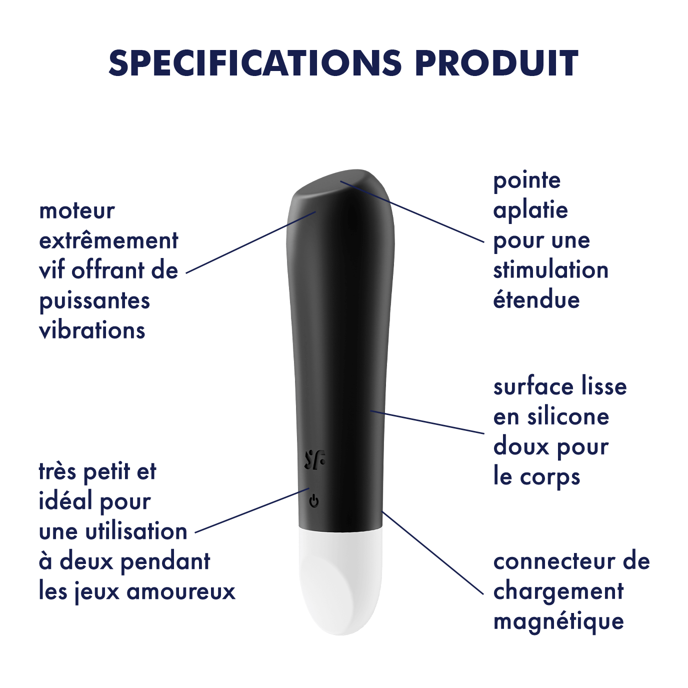 Stimulateur clitoridien compact Ultra Power Bullet 2 - Satisfyer – Image 8
