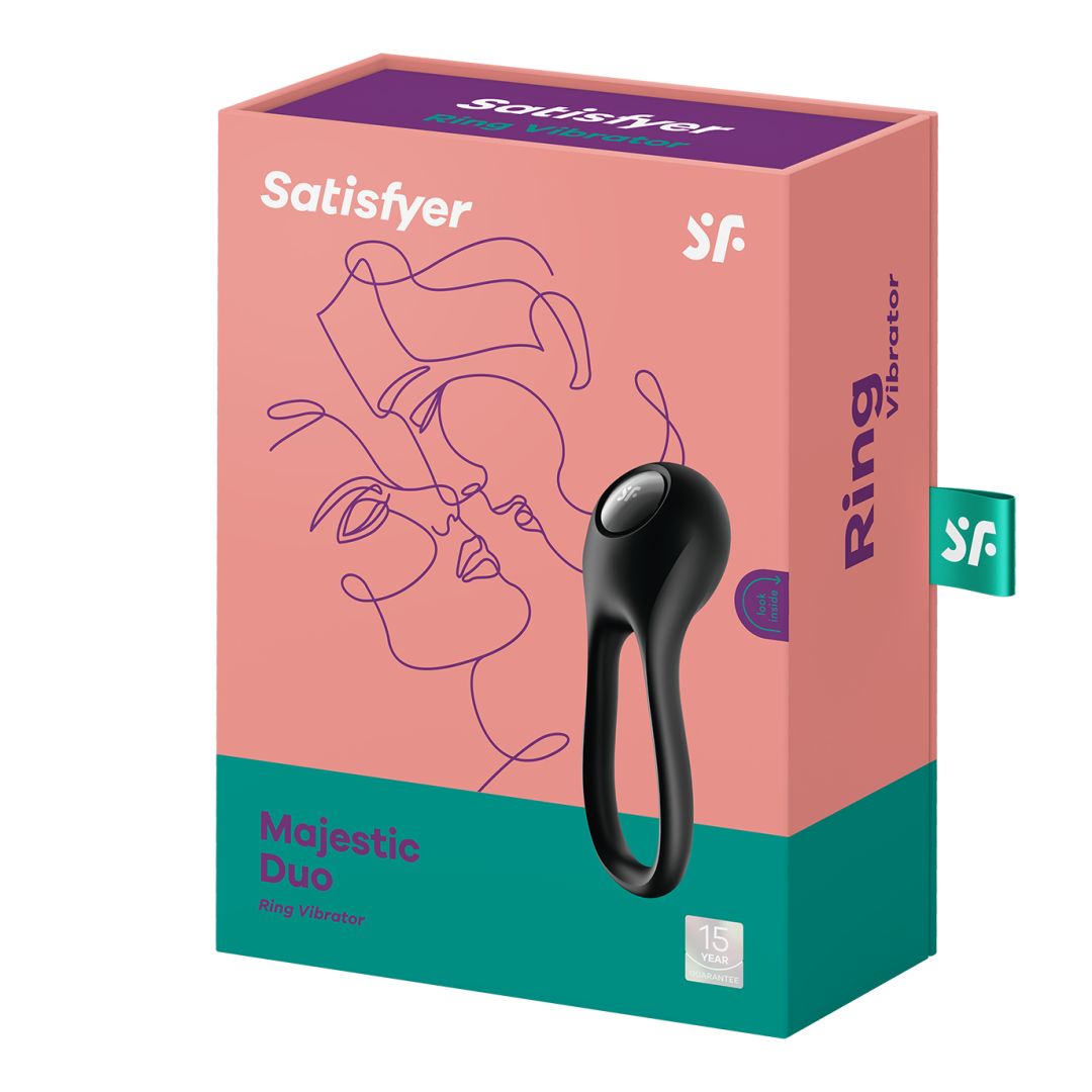 Cockring vibrant double stimulation Majestic Duo - Satisfyer – Image 5
