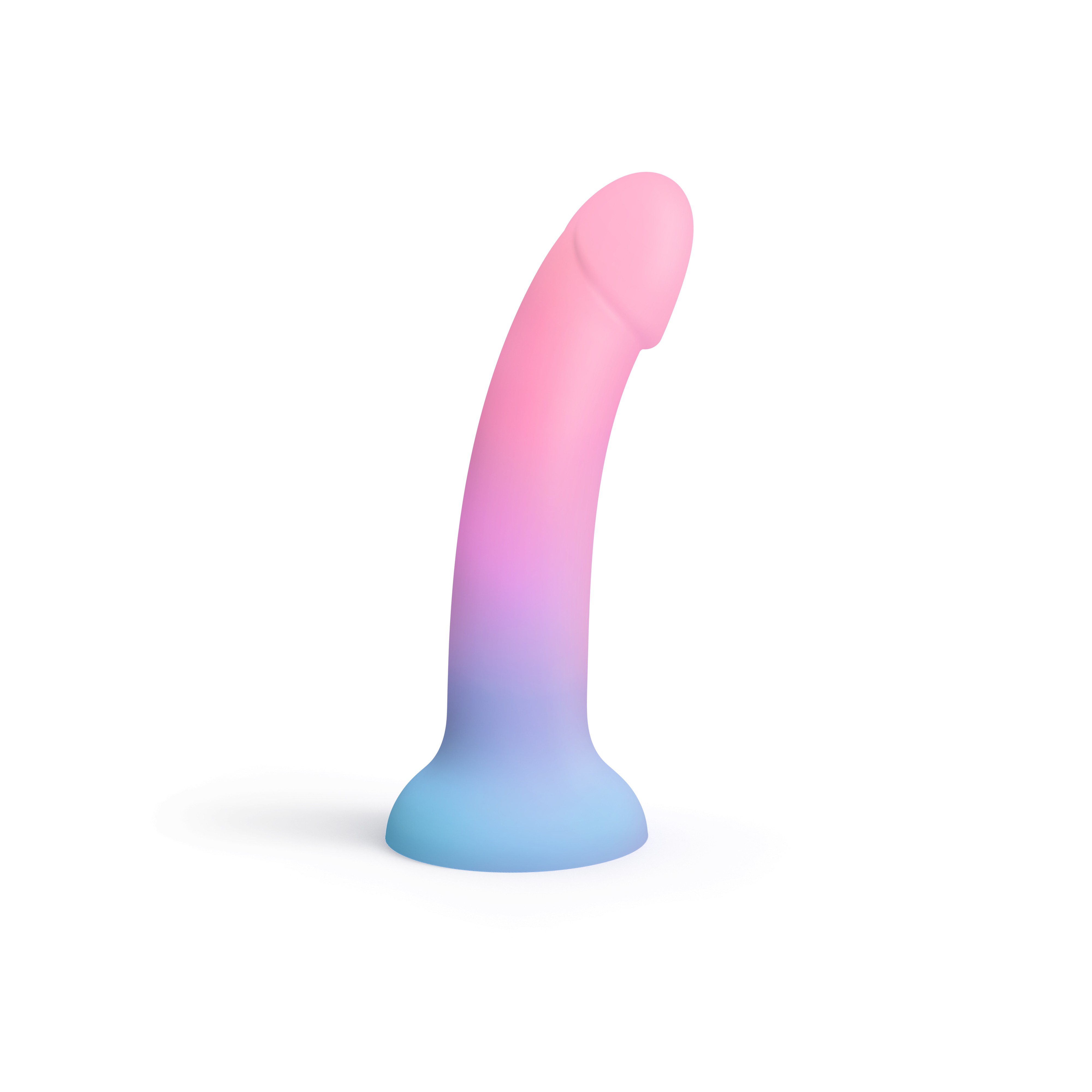 Dildo en silicone design courbé avec ventouse - Love to Love Dildolls
