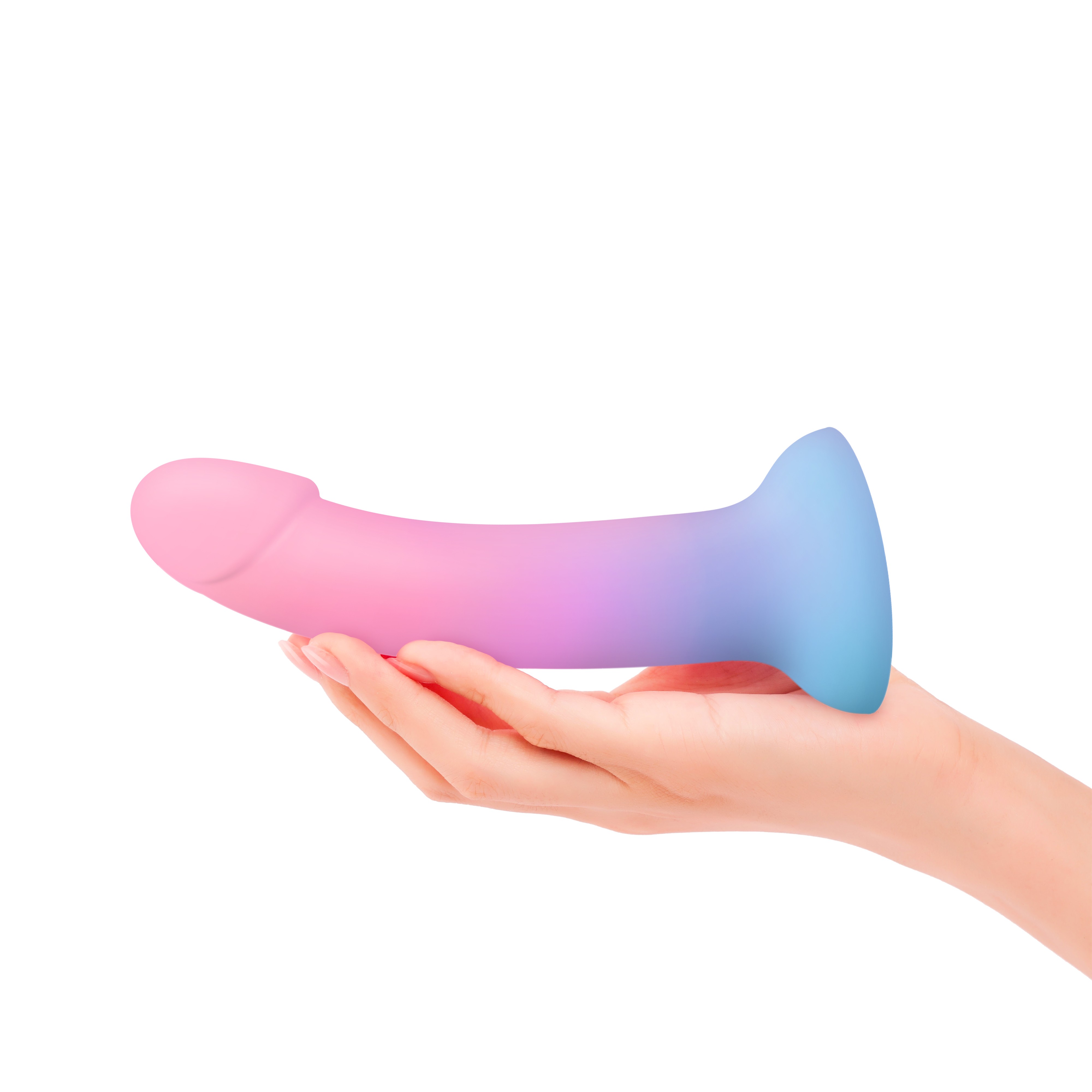 Dildo en silicone design courbé avec ventouse - Love to Love Dildolls – Image 3