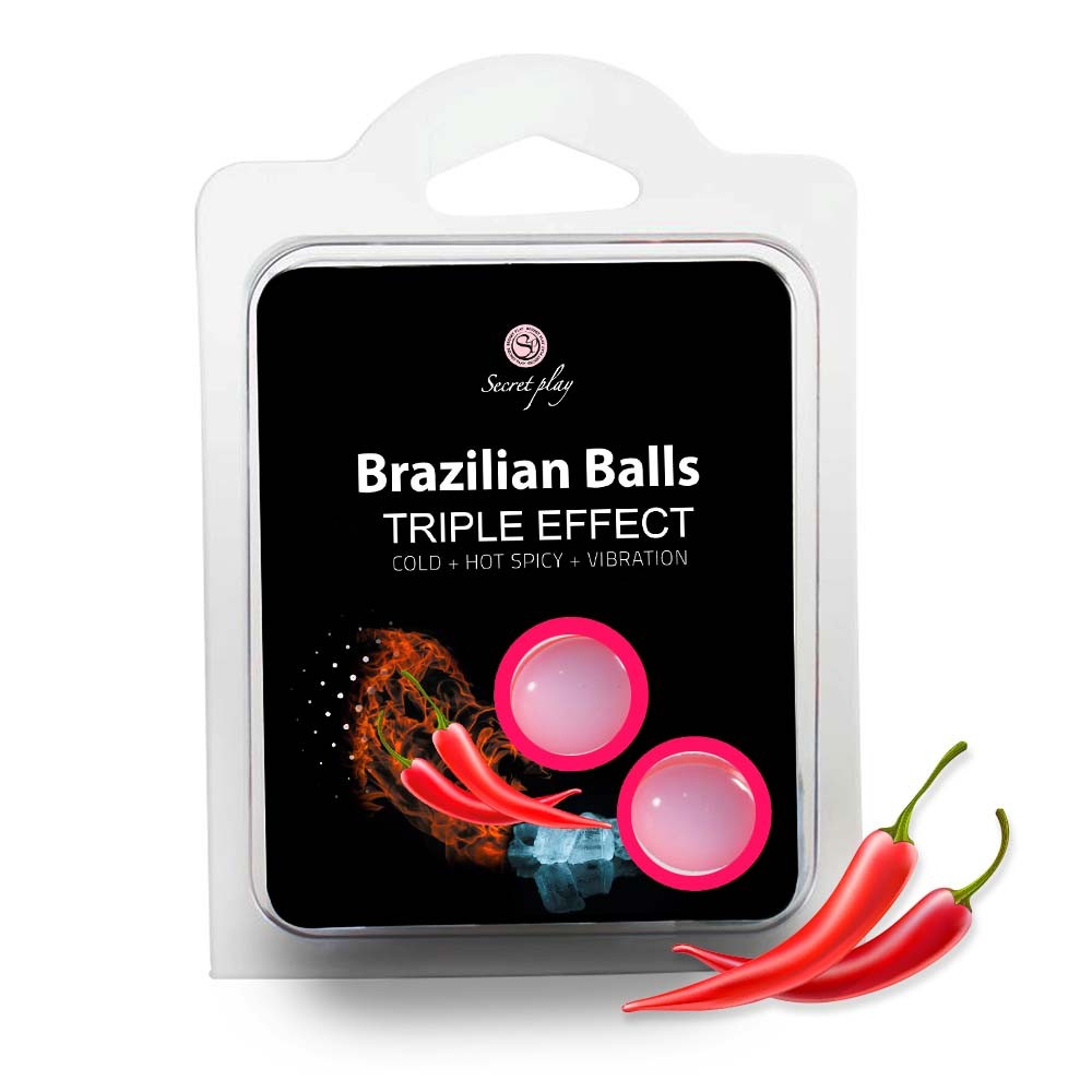 Boules de massage Brazilian Balls triple effet sensuel