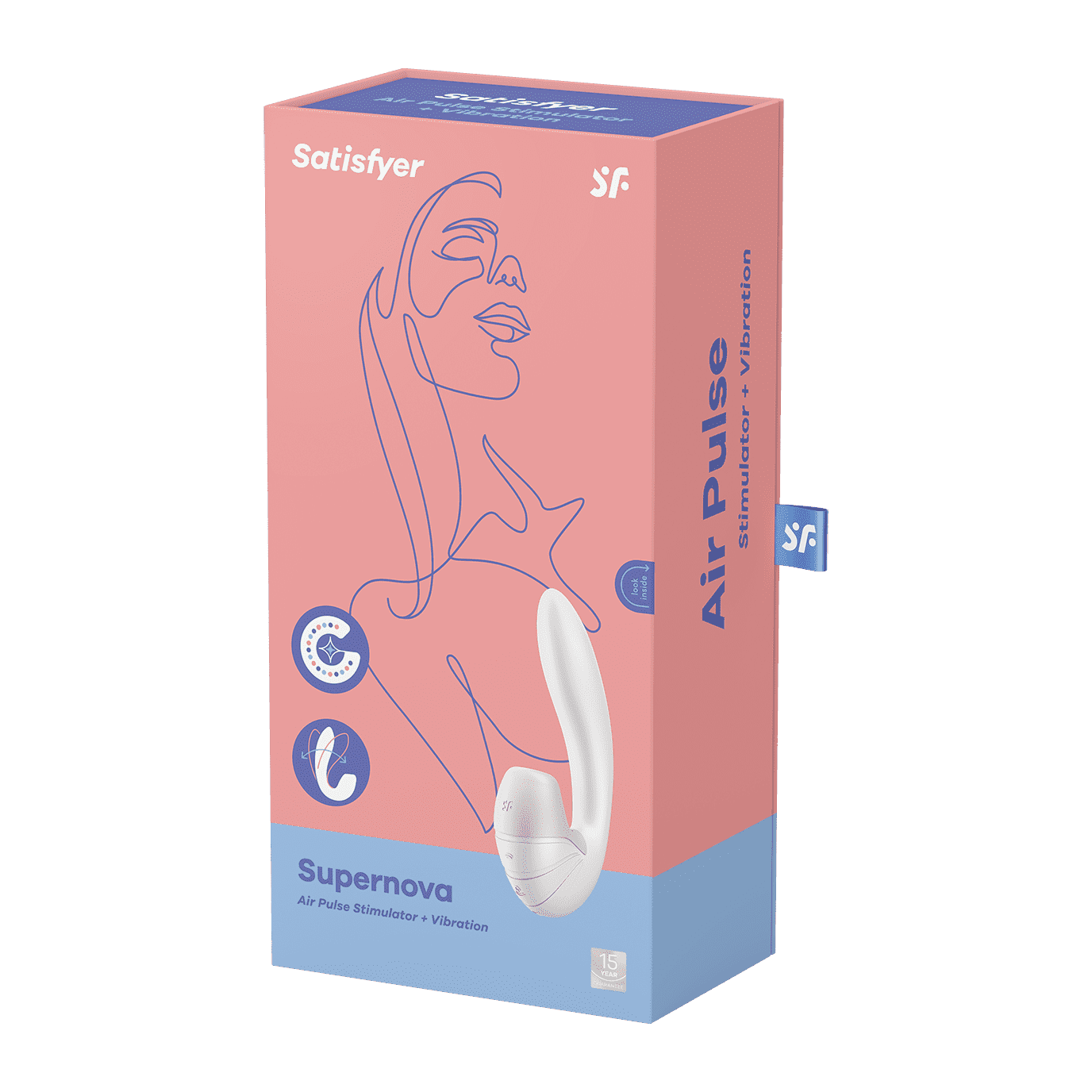 Vibromasseur rabbit Supernova à ondes de pression - Satisfyer – Image 8
