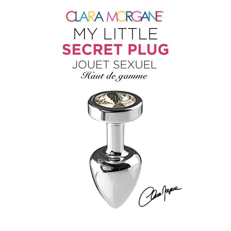 Plug anal en aluminium taille medium - Clara Morgane