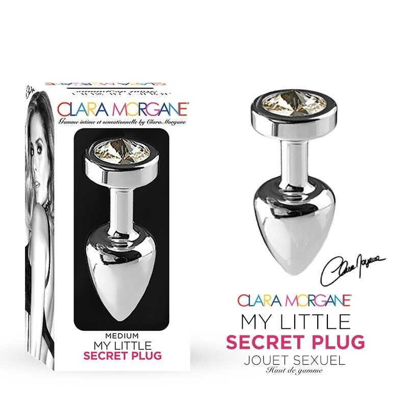 Plug anal en aluminium taille medium - Clara Morgane – Image 2