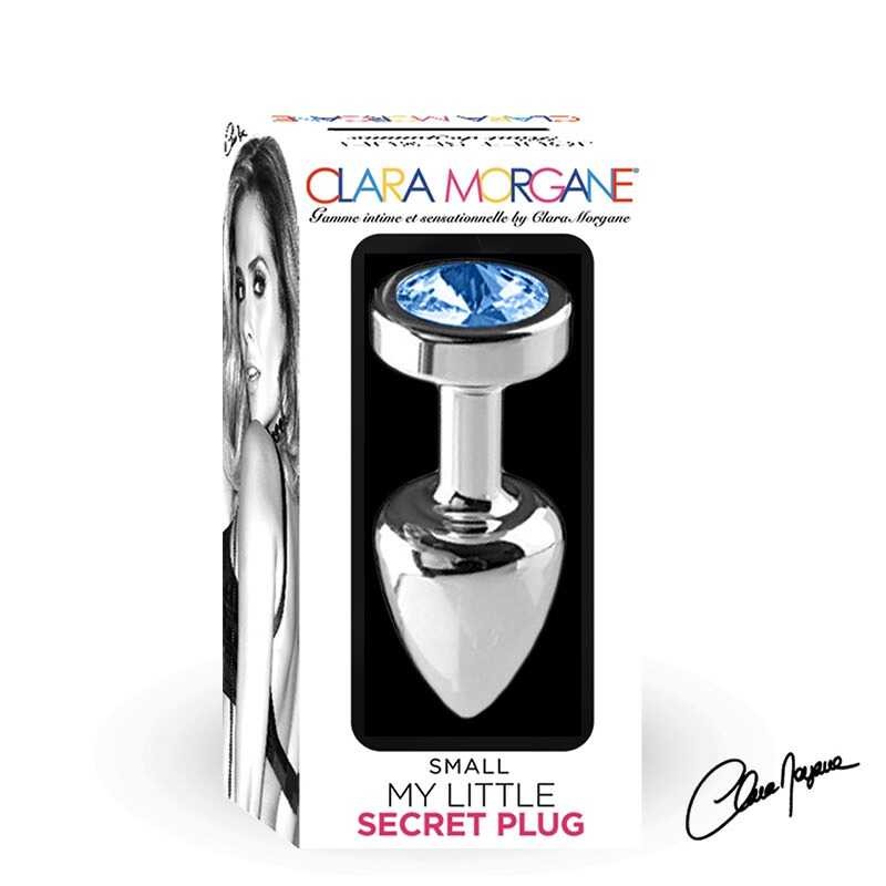 Plug anal aluminium taille S bleu - Clara Morgane – Image 3