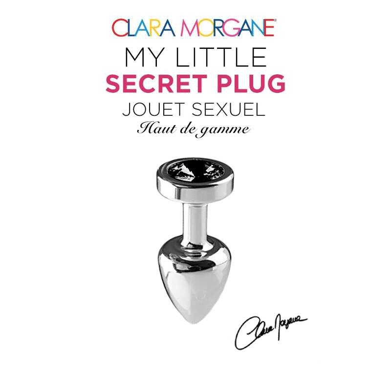 Plug anal aluminium Little Secret taille S - Clara Morgane