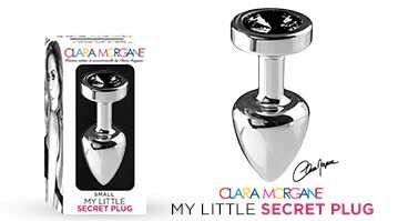 Plug anal aluminium Little Secret taille S - Clara Morgane – Image 4