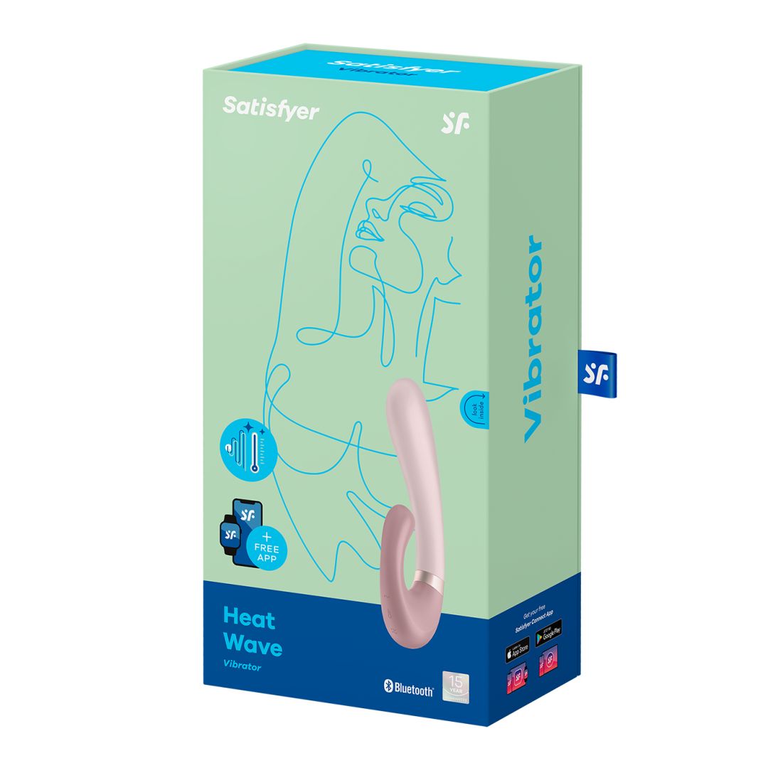 Stimulateur clitoridien et point G connecté - Satisfyer Heat Wave – Image 6