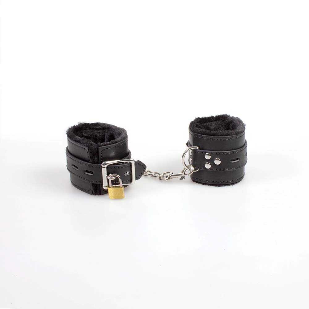 Menottes de bondage rembourrées en simili cuir - Secret Play – Image 4