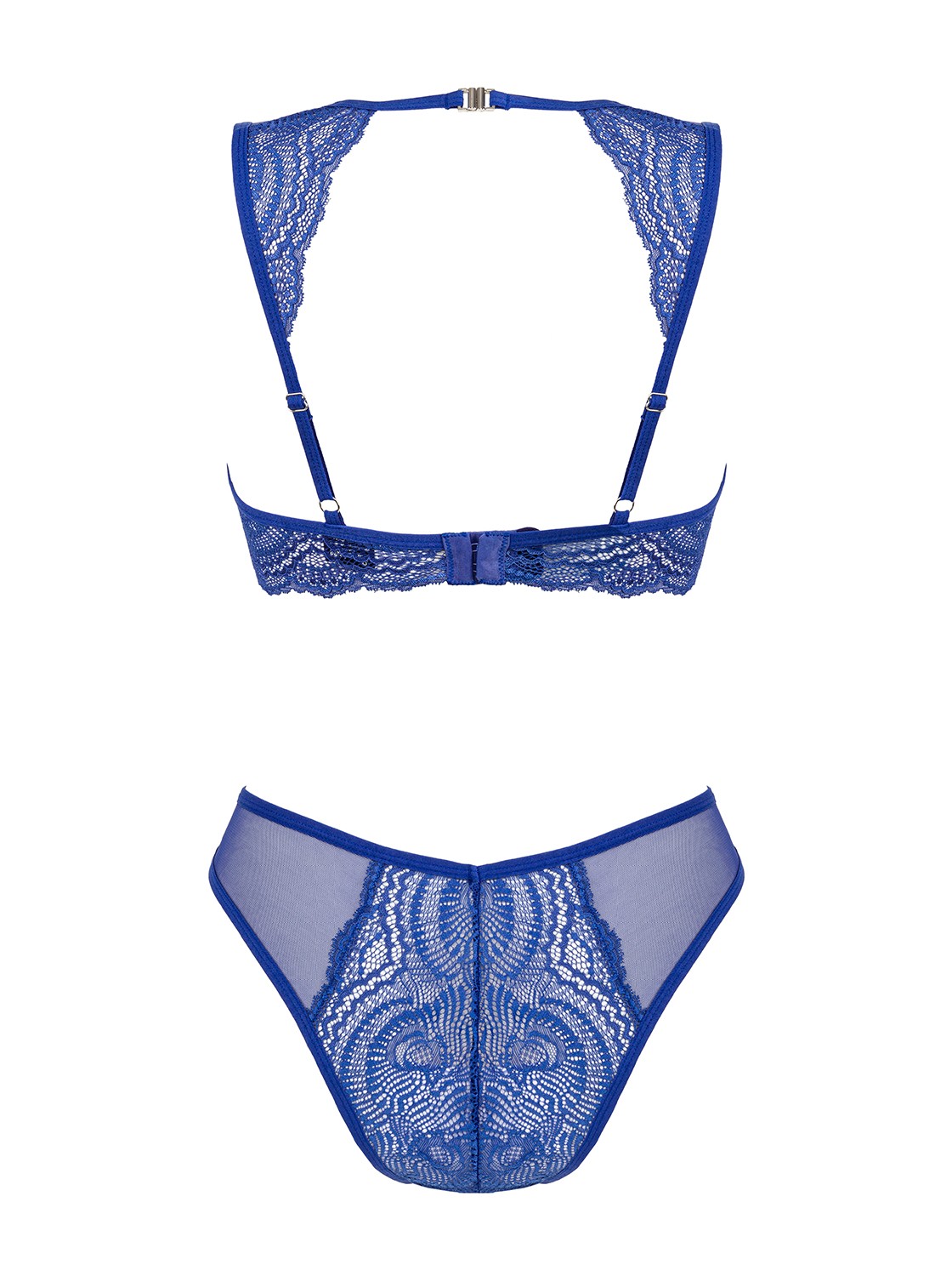 Ensemble lingerie dentelle bleu Giselia - Obsessive – Image 7
