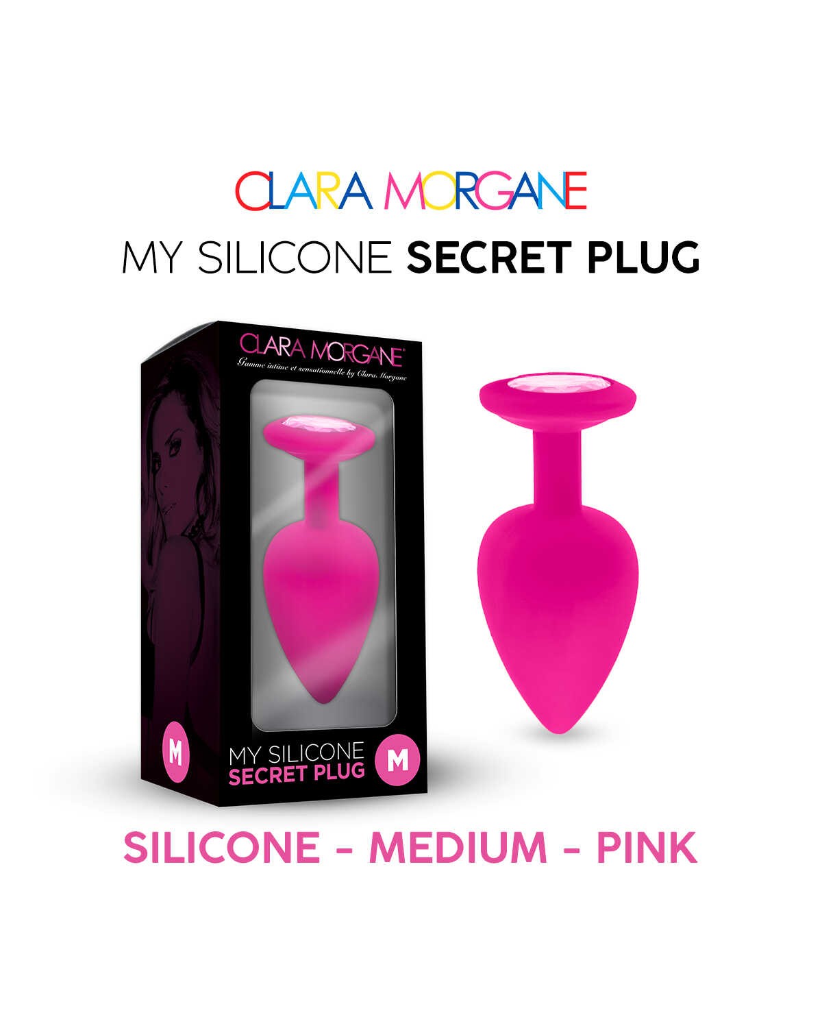 Plug anal en silicone doux My Secret - Clara Morgane