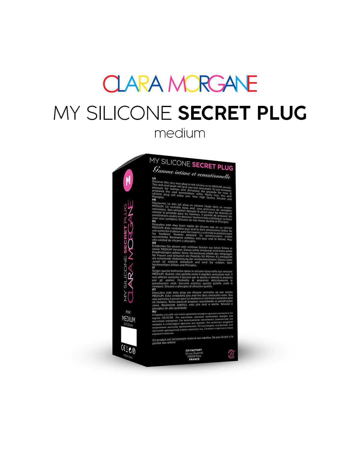 Plug anal en silicone doux My Secret - Clara Morgane – Image 4