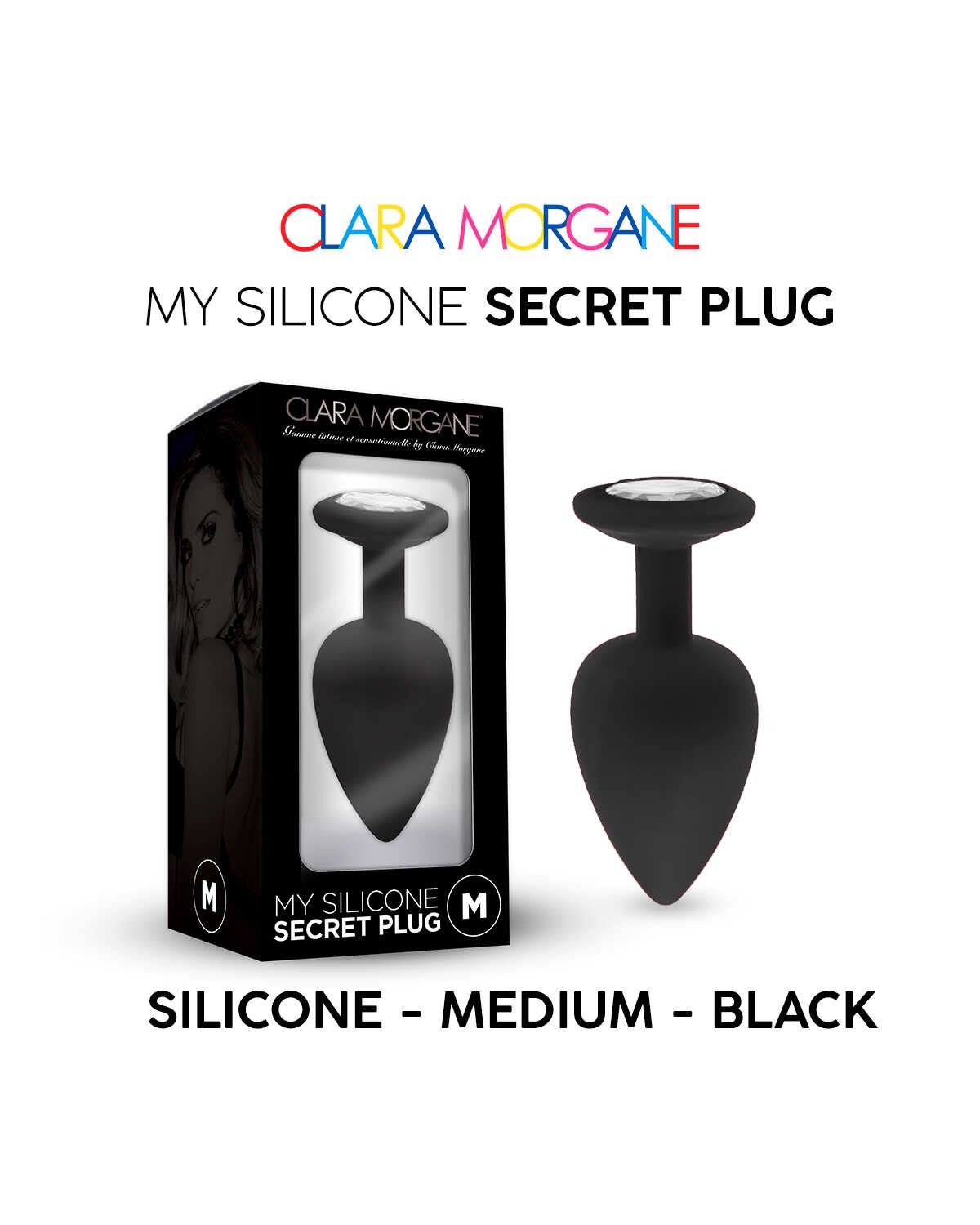 Plug anal en silicone Secret - Clara Morgane