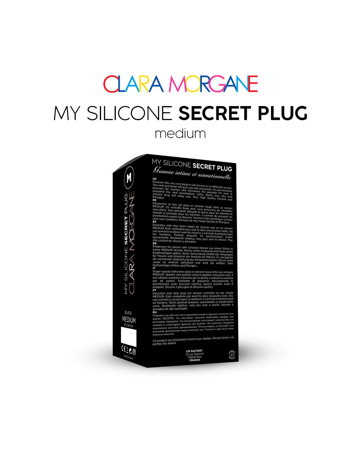 Plug anal en silicone Secret - Clara Morgane – Image 4