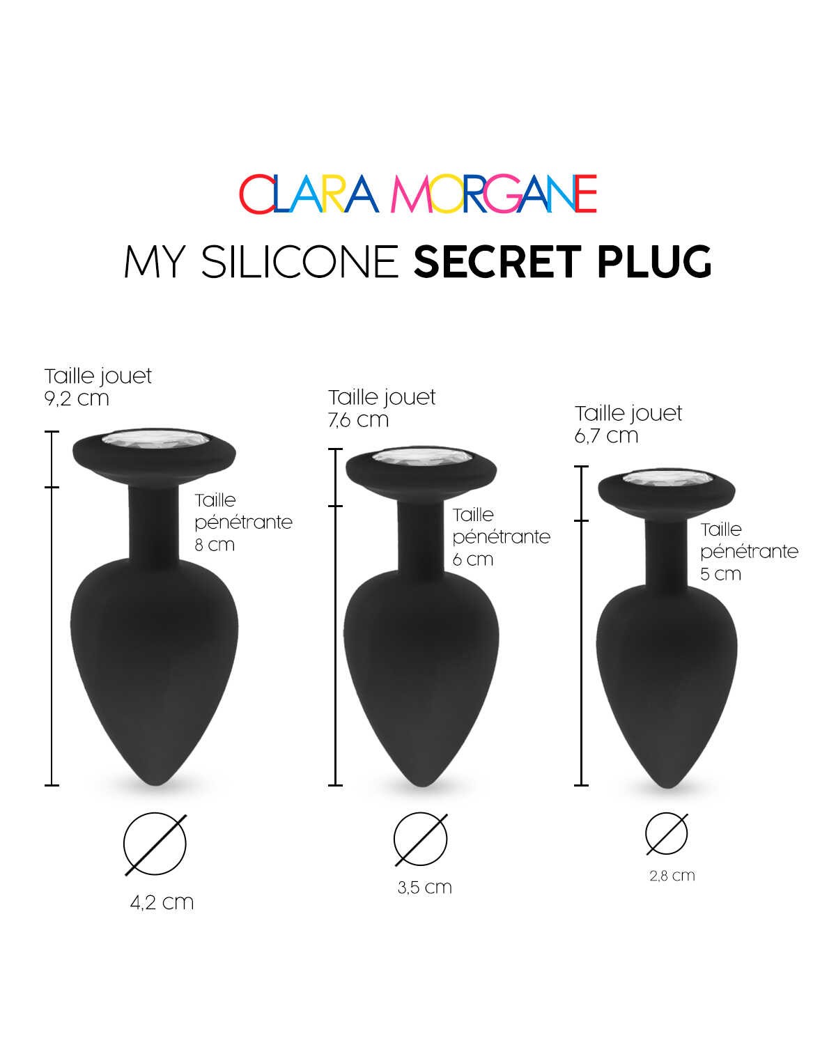 Plug anal en silicone Secret - Clara Morgane – Image 5