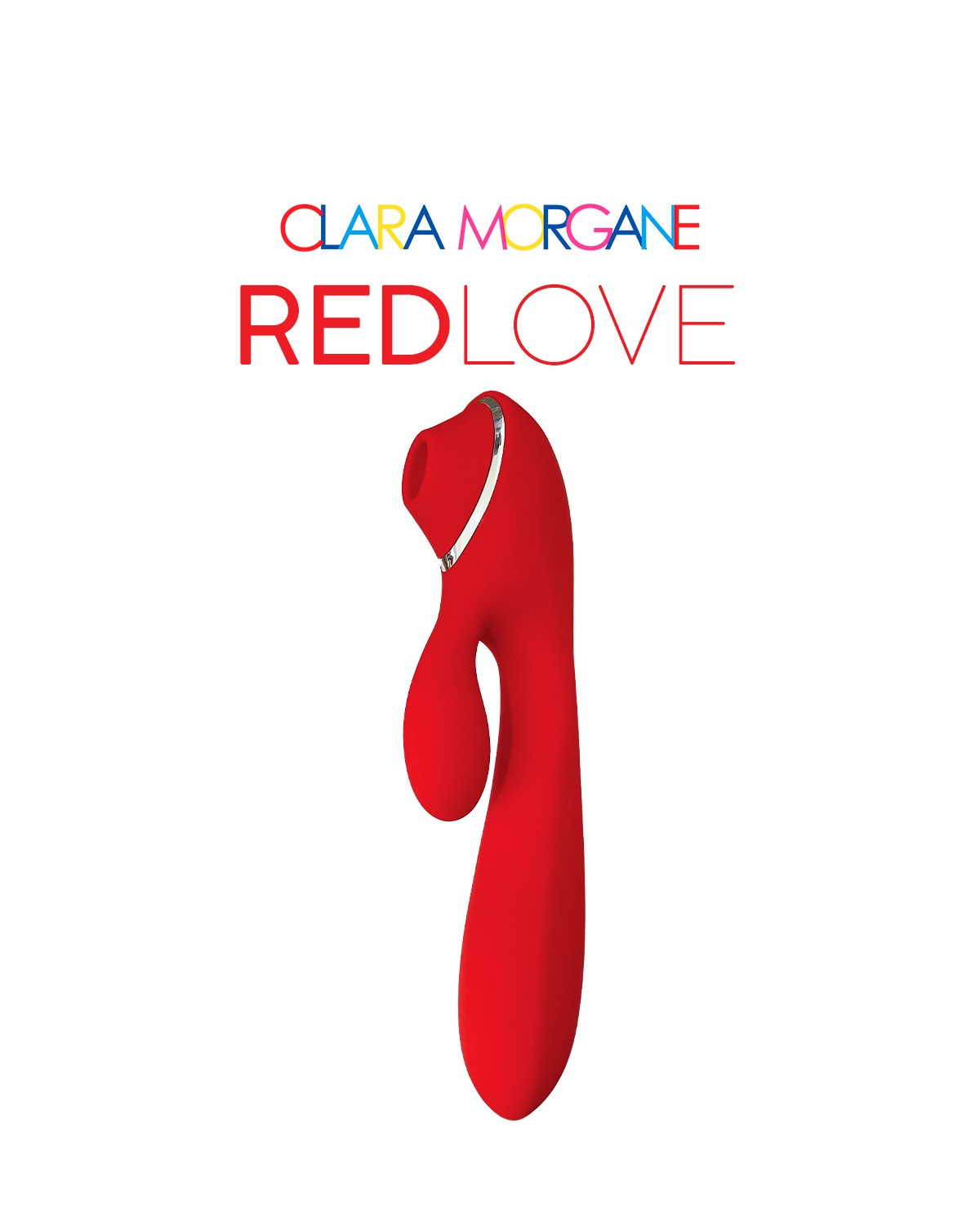 Stimulateur clitoridien et rabbit 2-en-1 Red Love - Clara Morgane – Image 3
