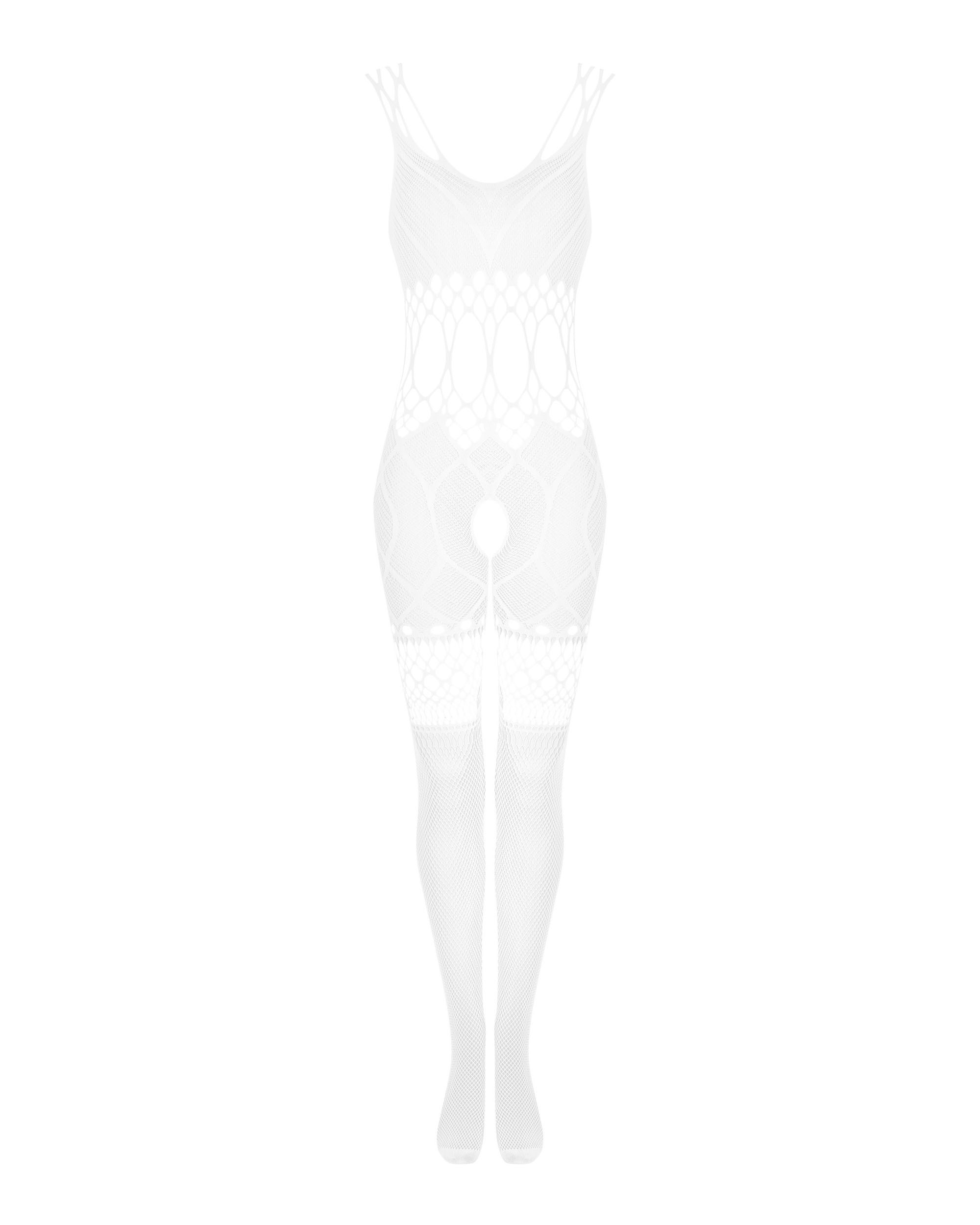 Bodystocking blanc à découpes sensuelles - Obsessive – Image 7