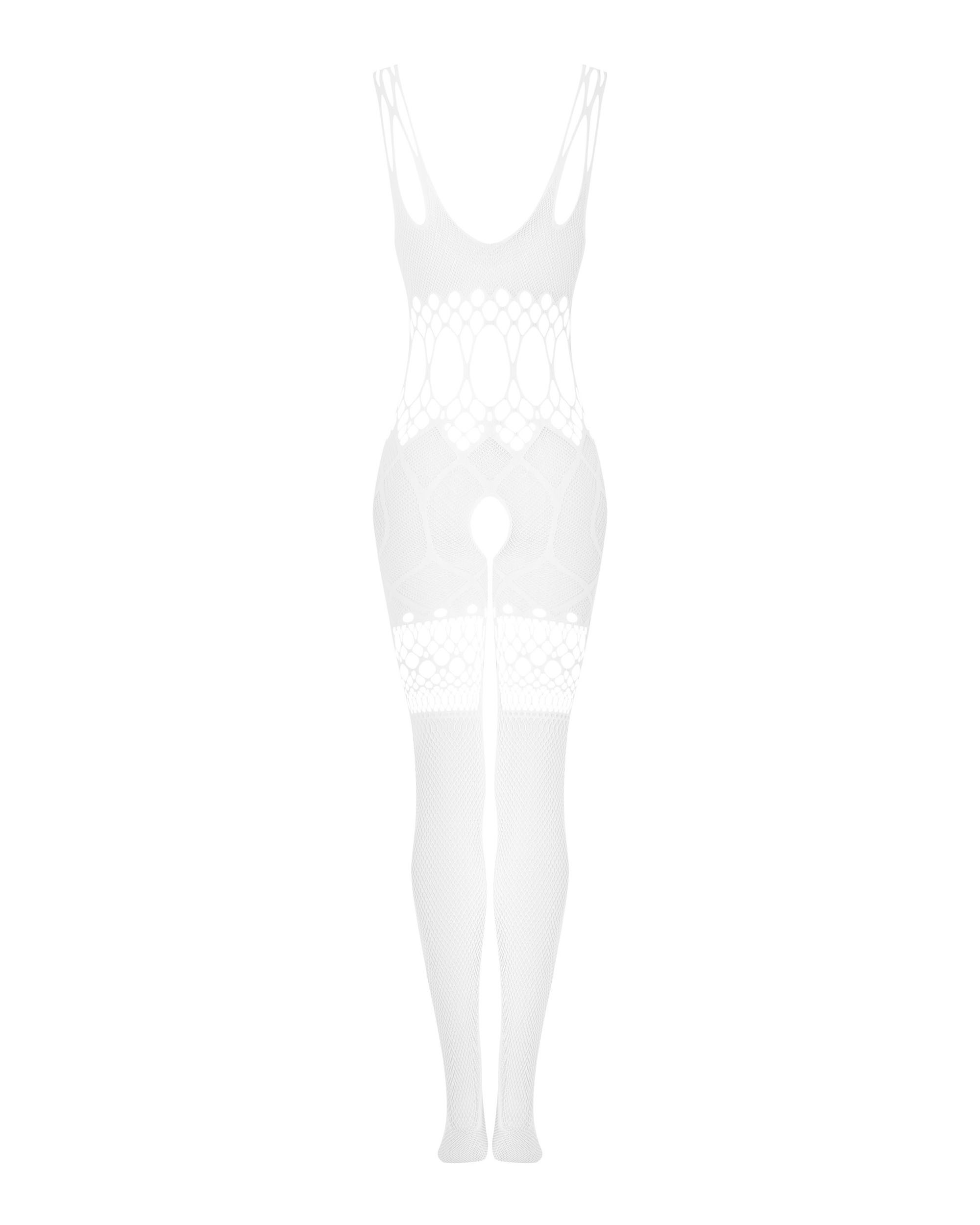 Bodystocking blanc à découpes sensuelles - Obsessive – Image 8
