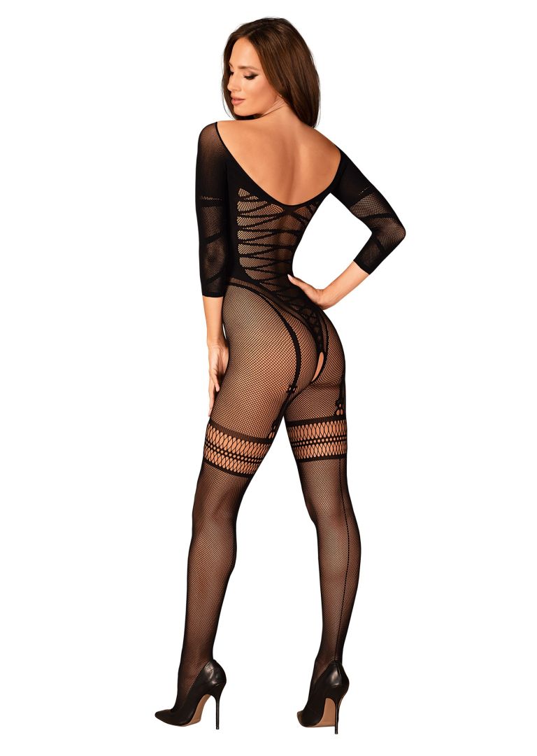 Bodystocking motif corset noir - Obsessive – Image 6