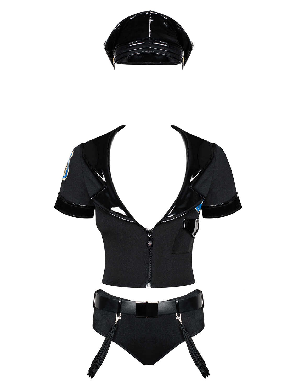 Costume coquin agente 6 pieces - Obsessive – Image 3